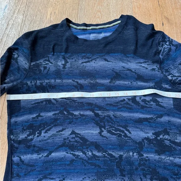 Smartwool Intraknit Merino 200 Pattern Navy Mountain Sz XXL price firm!